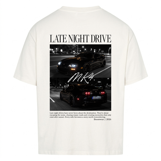 Late Night Drive MK4 Edition - Backprint Premium T-Shirt
