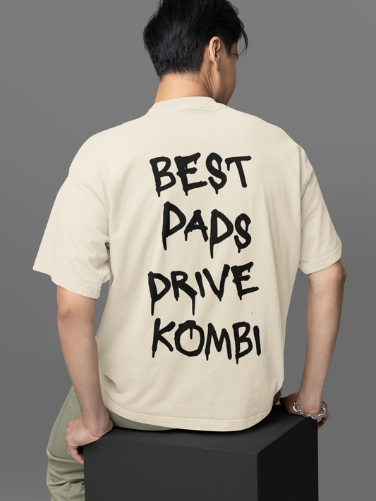 BEST DADS DRIVE KOMBI Backprint Oversized T-Shirt